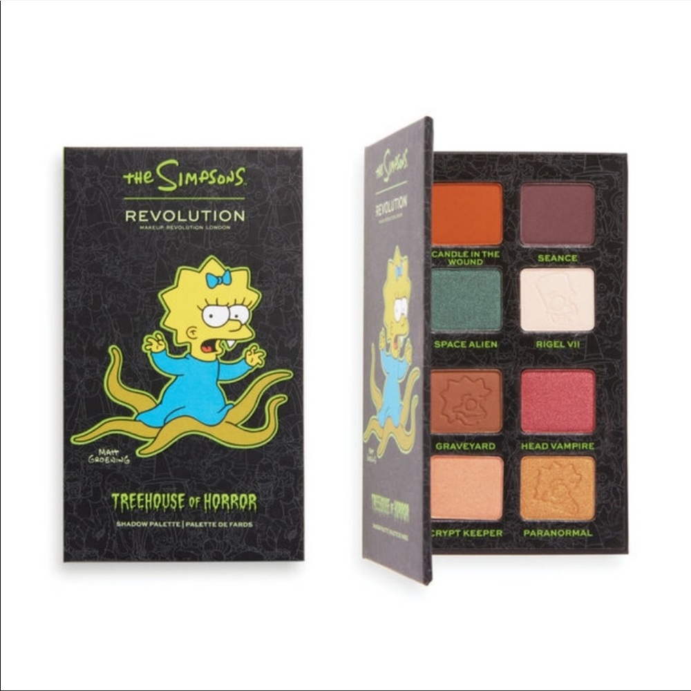 Revolution The Simpsons Mini Eyeshadow Palette Alien Maggie